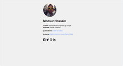 Desktop Screenshot of monsur.hossa.in