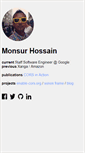 Mobile Screenshot of monsur.hossa.in